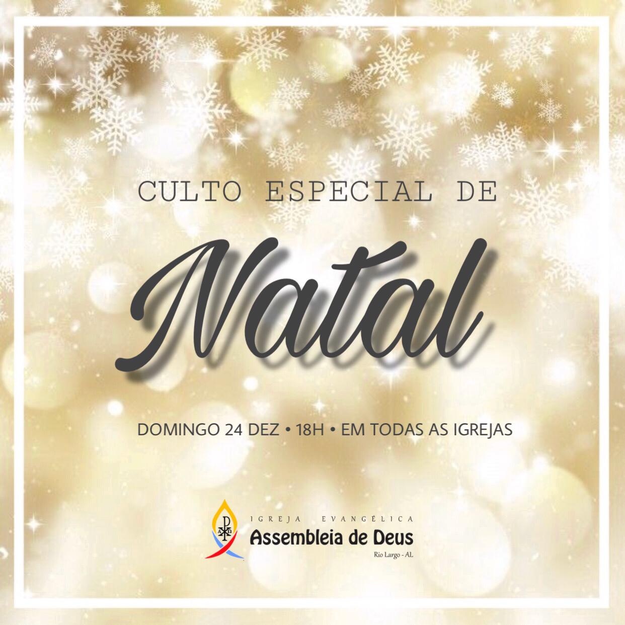 Culto Especial de Natal 2021, By Assembleia de DEUS Iná